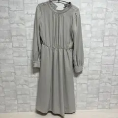 index 長袖ワンピース グレー系