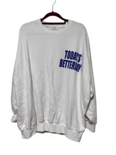 オーバーサイズ スウェットトレーナー