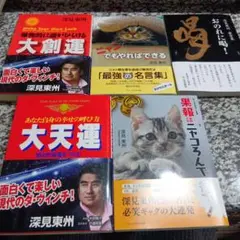 深見東州　5冊セット　まとめ売り　果報はニャコろんで待て！　他　美品　送料無料