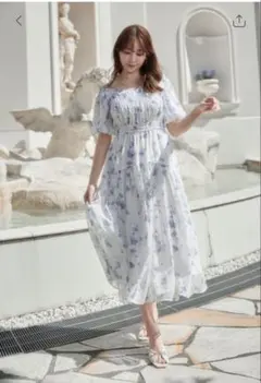 ワンピース Herlipto Belle Jardin Chiffon Dress PB Belle Jardin Chiffon Dress Her lip to - メルカリ