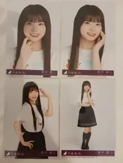 乃木坂46 Same numbers封入 生写真ヨリチュウヒキ4種4枚 森平麗心