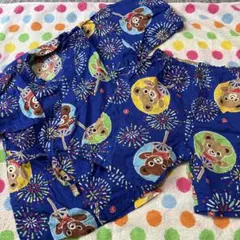 レア　ミキハウス　花火　甚平　100cm