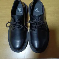 GU×UNDERCOVER プレーントゥシューズ ブラックのサムネイル