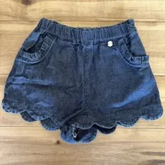 petit main デニム　ショートパンツ　80cm