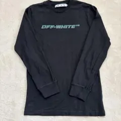 OFF-WHITE ロゴプリント 長袖カットソー ブラックのサムネイル