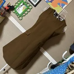 レトロ古着 60's風 ノースリーブ ミニワンピース ヴィンテージ 古着