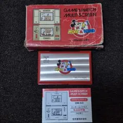 【任天堂】ゲーム&ウォッチ ミッキー&ドナルド マルチスクリーン　動作確認済み