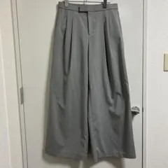 UNIQLO C 感動タックワイドパンツ サイズL 03 GRAY