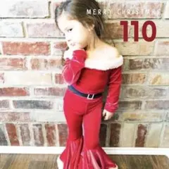 早割❤️新品 クリスマス サンタコスプレ セットアップ 赤110 女の子 男の子