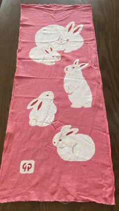かわまぬ　うさぎ　手ぬぐいのサムネイル