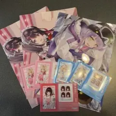 ホロライブクリアファイル(2種計3枚)&クリアシート(3種計5枚)ローソン限定