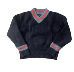 常田大希着用 JUN/NAKAYAMA LINE KNIT black - メルカリ