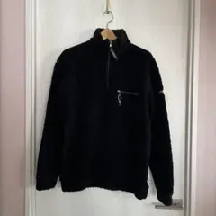 ★NAPAPIJRI★ナパピリ★フリース★プルオーバーブルゾン★L★BLACK