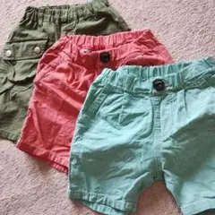 夏用パンツ 3点セット 短パン BREEZE MOUJONJON