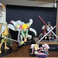 ワンピース B賞 白ひげ　シャンクス　おでん　ロジャー　４体セット ワンピース B賞 白ひげ シャンクス おでん ロジャー 4体セット