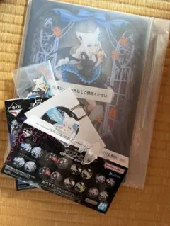 う*ん様 紗*様 白上フブキ ホロライブ 一番くじ 缶バッジ アクリルボード