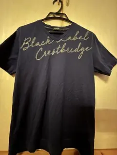 Black Label Crestbridge ネイビー Tシャツ