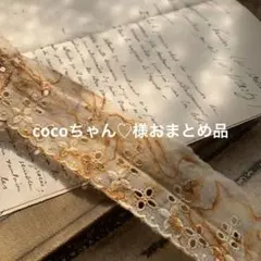 1点のみ☆ ジャンクジャーナル素材☆錆染めヴィンテージcottonレースＶ