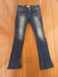 MOUSSY ローライズデニム Y2K 平成ギャル 細身 色落ち