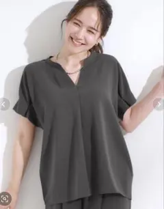 【新品】ドレスキップ　お袖タックスキッパーブラウス　Mのサムネイル