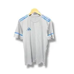 アディダス　プラクティス　Tシャツ　ライトグレー　練習着　サッカー　XLのサムネイル