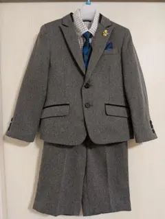 キャサリンコテージ　グレー　スーツセット　120男の子