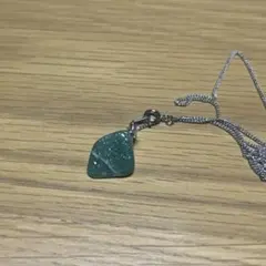 天然石 緑色 ペンダントネックレス