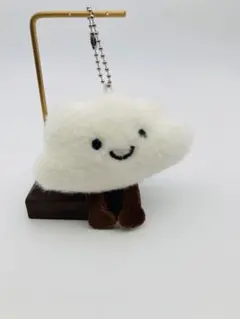 ふわふわ雲のぬいぐるみキーホルダー2個 cf
