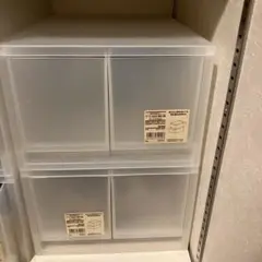無印良品　ポリプロピレン引出式深型ケース　セット