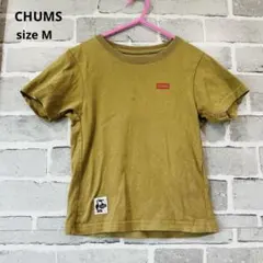 チャムスCHUMS半袖TシャツMサイズマスタードワンポイントロゴC902のサムネイル