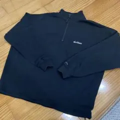 WILD THINGS ブラック ハーフジップ トレーナー