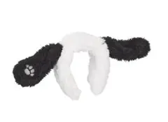 スヌーピー　犬耳デザイン イヤーマフ 白黒