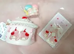 ☆新品完売☆レア☆キキララ☆ケーキ型ポーチ☆キーホルダー☆チャーム☆スタンプ☆