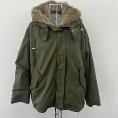BACK NUMBER バックナンバー ボアモッズコート カーキ HMY-43