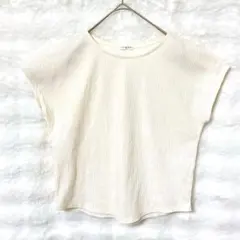 グラシア フレンチスリーブ Tシャツ カットソー ホワイト M ストレッチのサムネイル