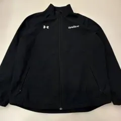00s 美品 アンダーアーマー ソフトシェルジャケット ブラック スポーツ