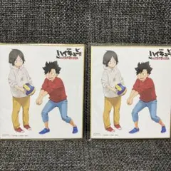 劇場版ハイキュー！！ゴミ捨て場の決戦　アニメイト　特典　描き下ろしミニ色紙　2枚