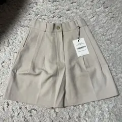 ベージュ ハーフパンツ 新品未使用