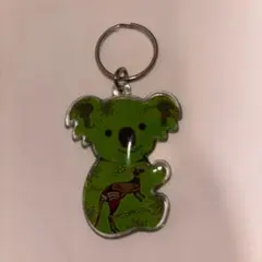 コアラ型アクリルキーホルダー　オーストラリア観光土産