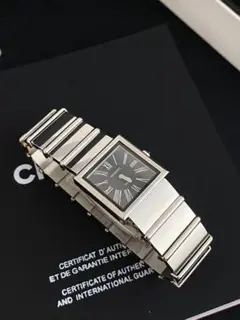 シルバー スクエア型 腕時計