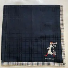 BURBERRY バーバリー シルク混合 ハンカチーフ　女の子＆ノバチェック