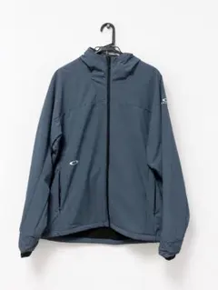 OAKLEY オークリー 裏起毛 フード付きジャケット XL ブルーグレー