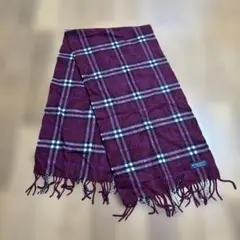 BURBERRY LONDON カシミヤ100% マフラー ボルドー