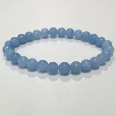 アクアマリン ブレスレット 6mm 天然石 癒し パワーストーン