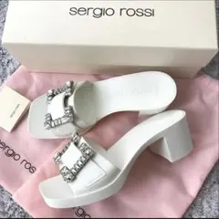 Sergio Rossi セルジオロッシ　サンダル　37 クリスタルバックルのサムネイル
