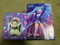 【未開封】ガンダム45周年×初音ミクフィギュア 2種セット