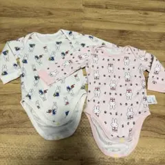 ユニクロ　ミッフィ　ロンパース　長袖　肌着　まとめ　セット
