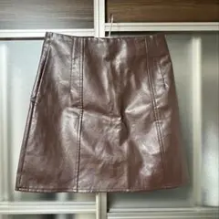 レザー キュロット