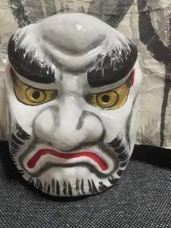備中神楽面 建御名方命 木 彫『鬼』面 - メルカリ