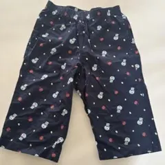 ドラえもん ステテコ UNIQLO キッズ 140 ネイビー 半ズボン パジャマ